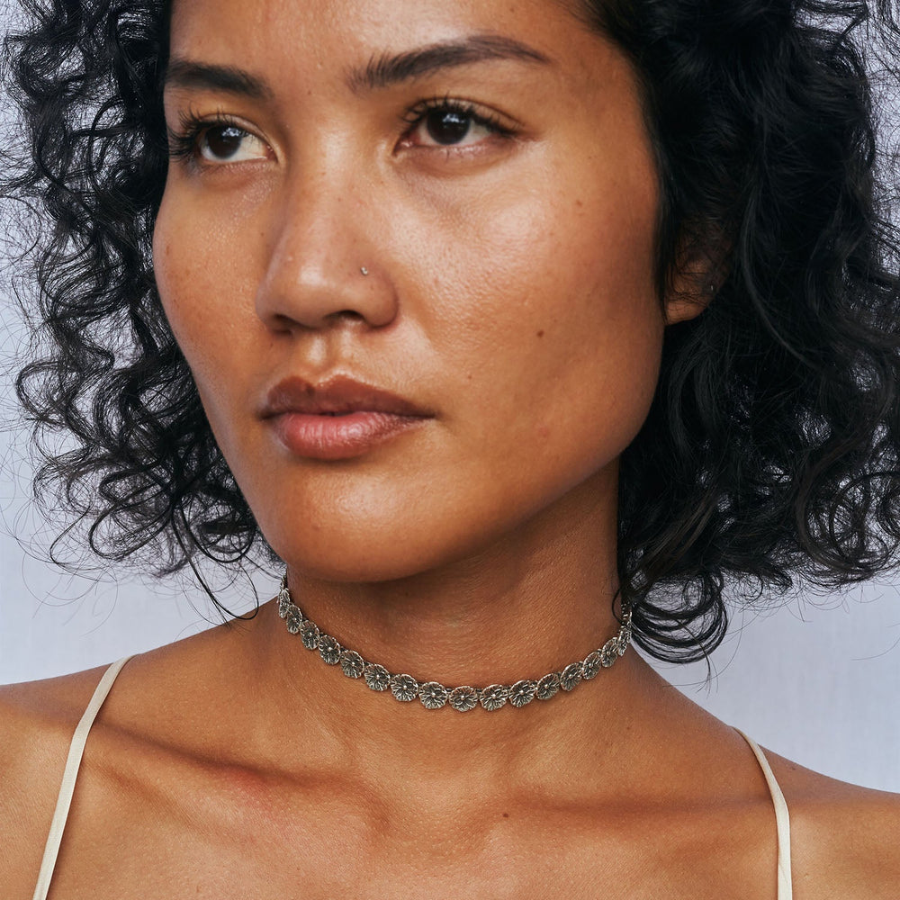 LP Ensemble Choker, Silver by Carina Hardy - At Present Jewelry