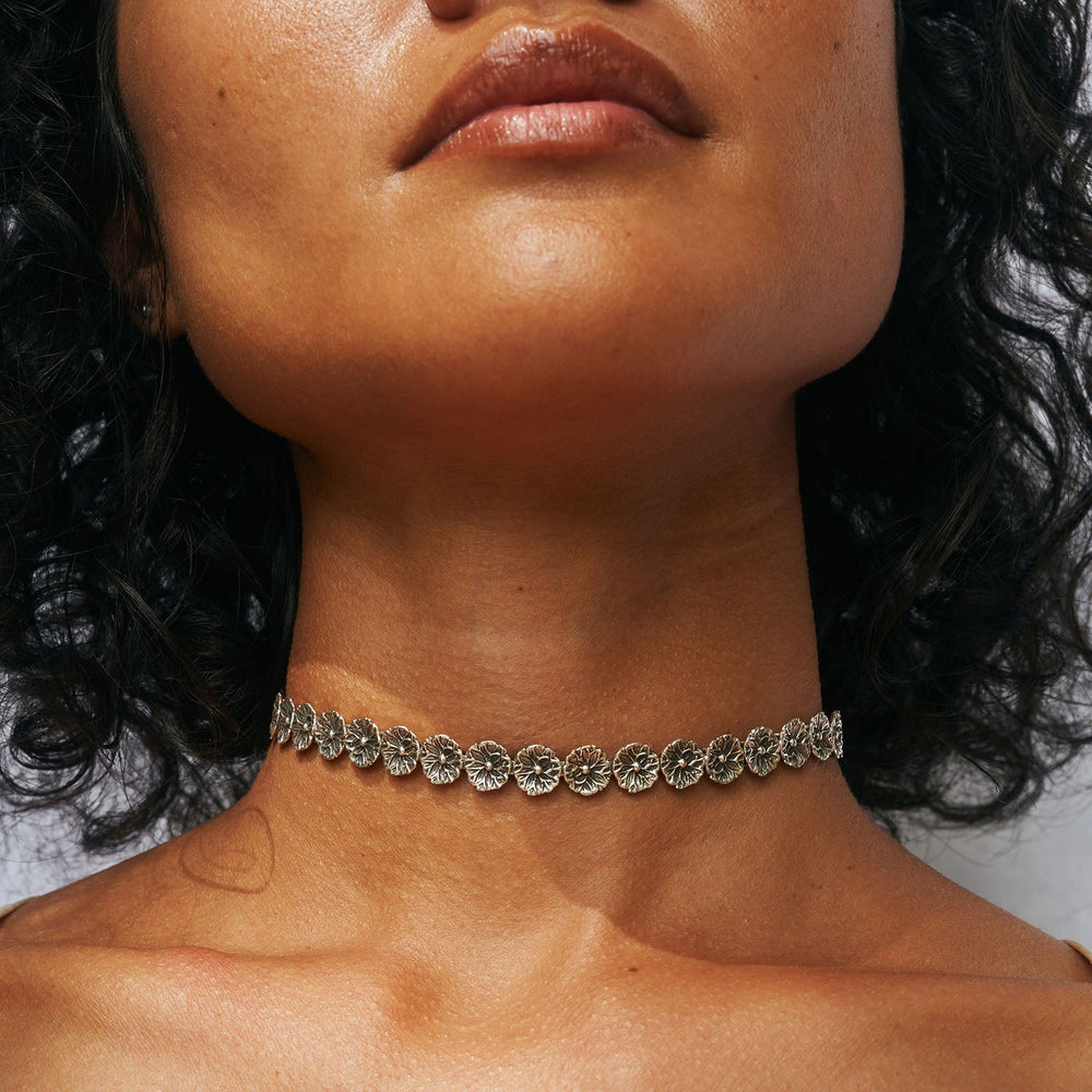 LP Ensemble Choker, Silver by Carina Hardy - At Present Jewelry
