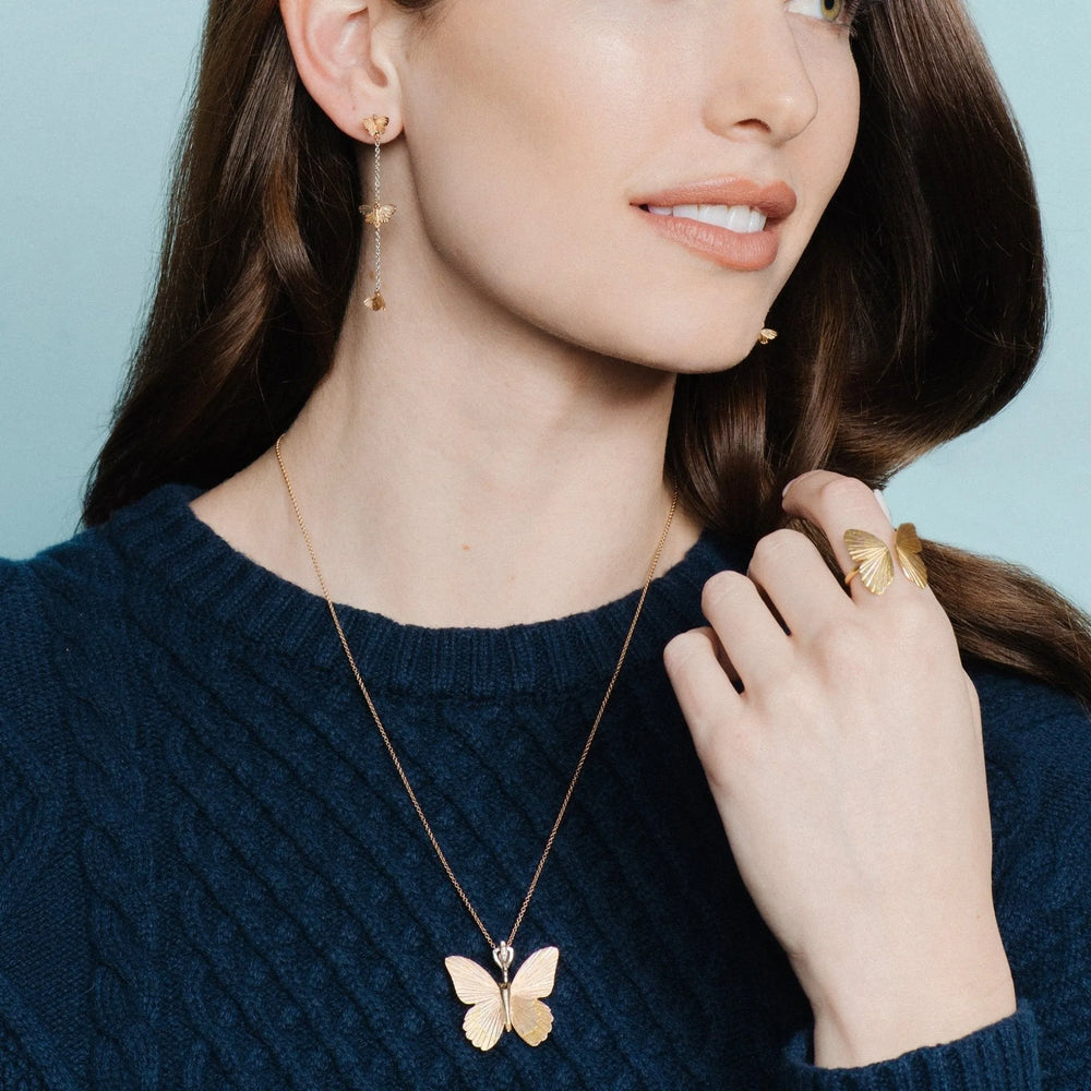 Goliath Birdwing Necklace by James Banks Design - At Present Jewelry