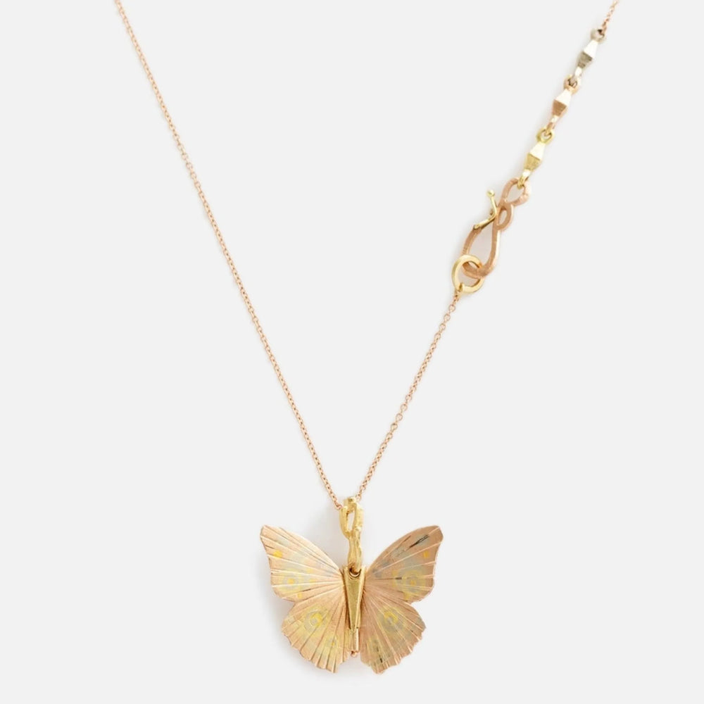 Watercolor Buckeye Necklace by James Banks Design - At Present Jewelry