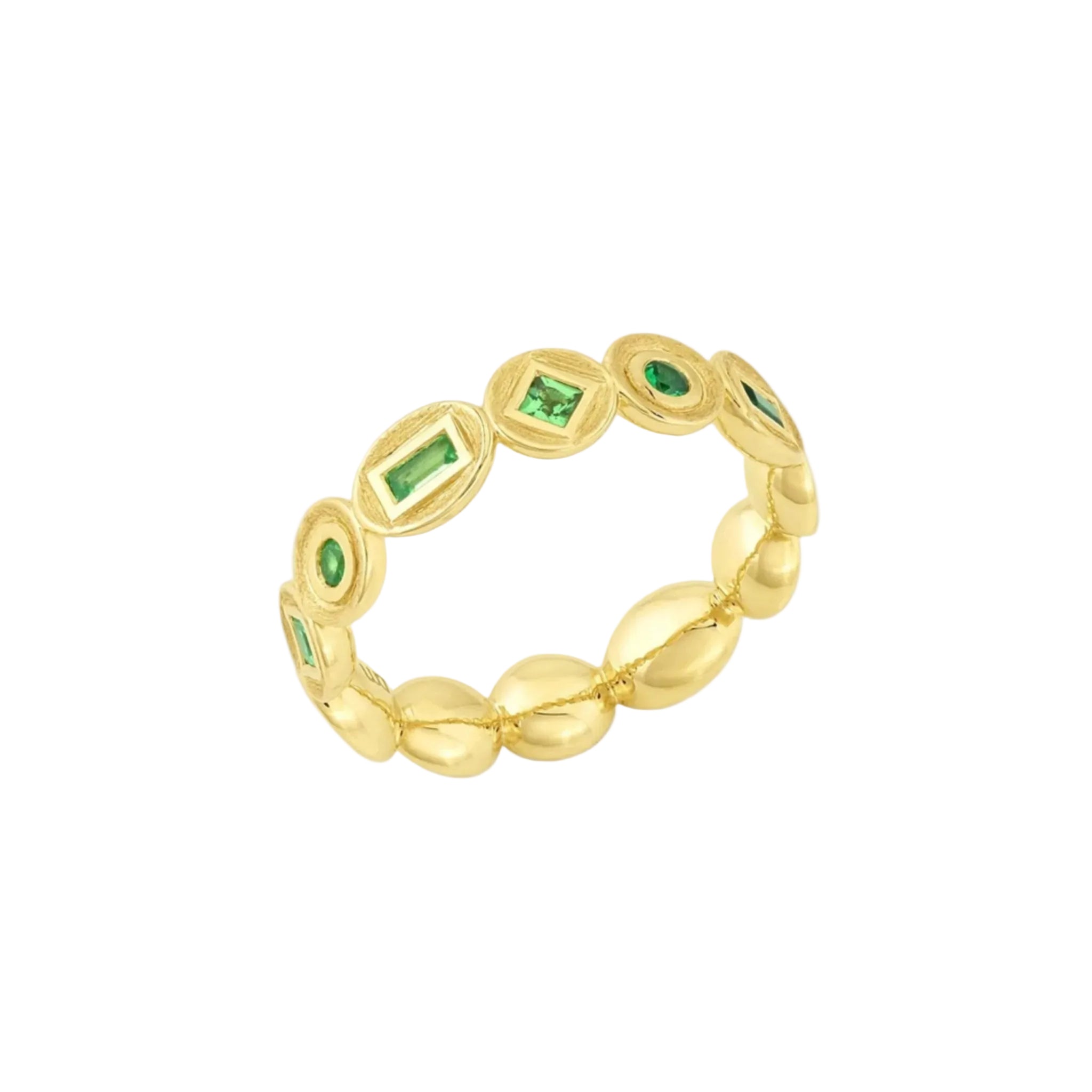 Bezel Eternity Ring by Jennifer DeMoro Jewelry - At Present Jewelry