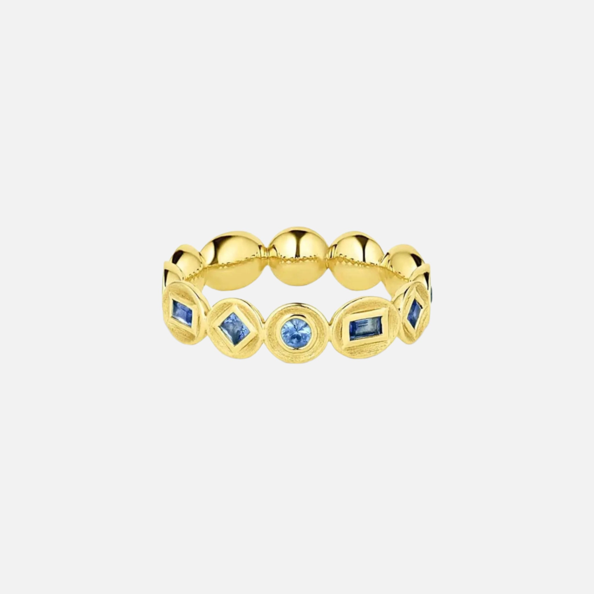 Bezel Eternity Ring by Jennifer DeMoro Jewelry - At Present Jewelry