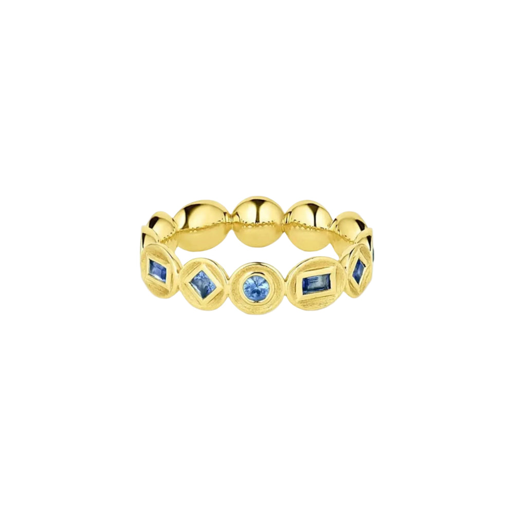 Bezel Eternity Ring by Jennifer DeMoro Jewelry - At Present Jewelry