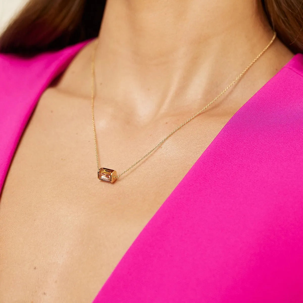 Chroma Illusion Pendant Necklace by Jennifer DeMoro Jewelry - At Present Jewelry