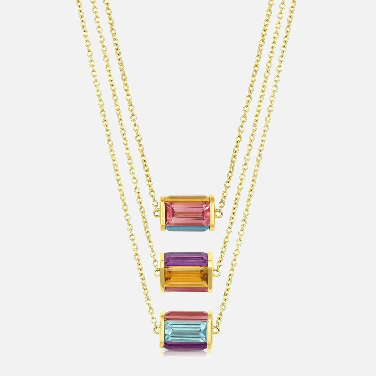 Chroma Illusion Pendant Necklace by Jennifer DeMoro Jewelry - At Present Jewelry