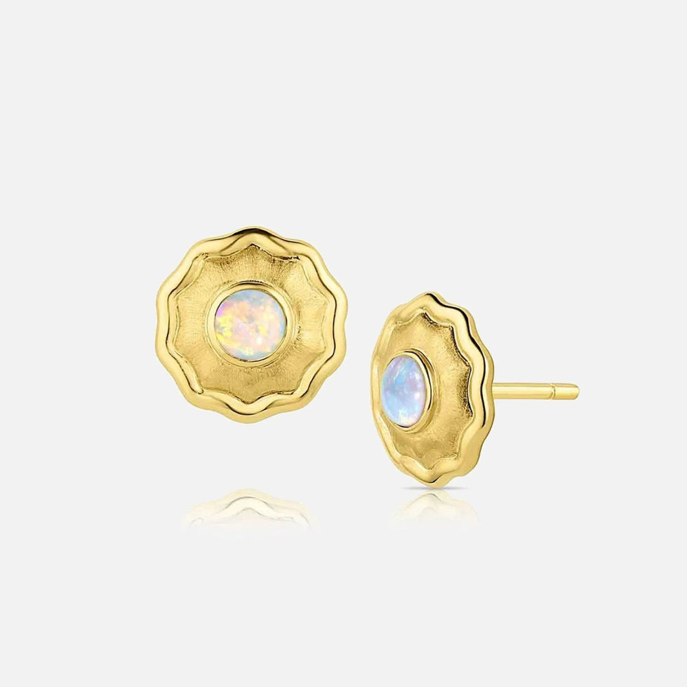 So Wavy Stud Earrings by Jennifer DeMoro Jewelry - At Present Jewelry