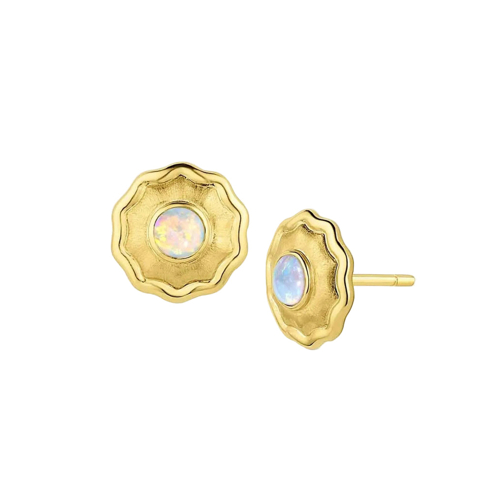 So Wavy Stud Earrings by Jennifer DeMoro Jewelry - At Present Jewelry
