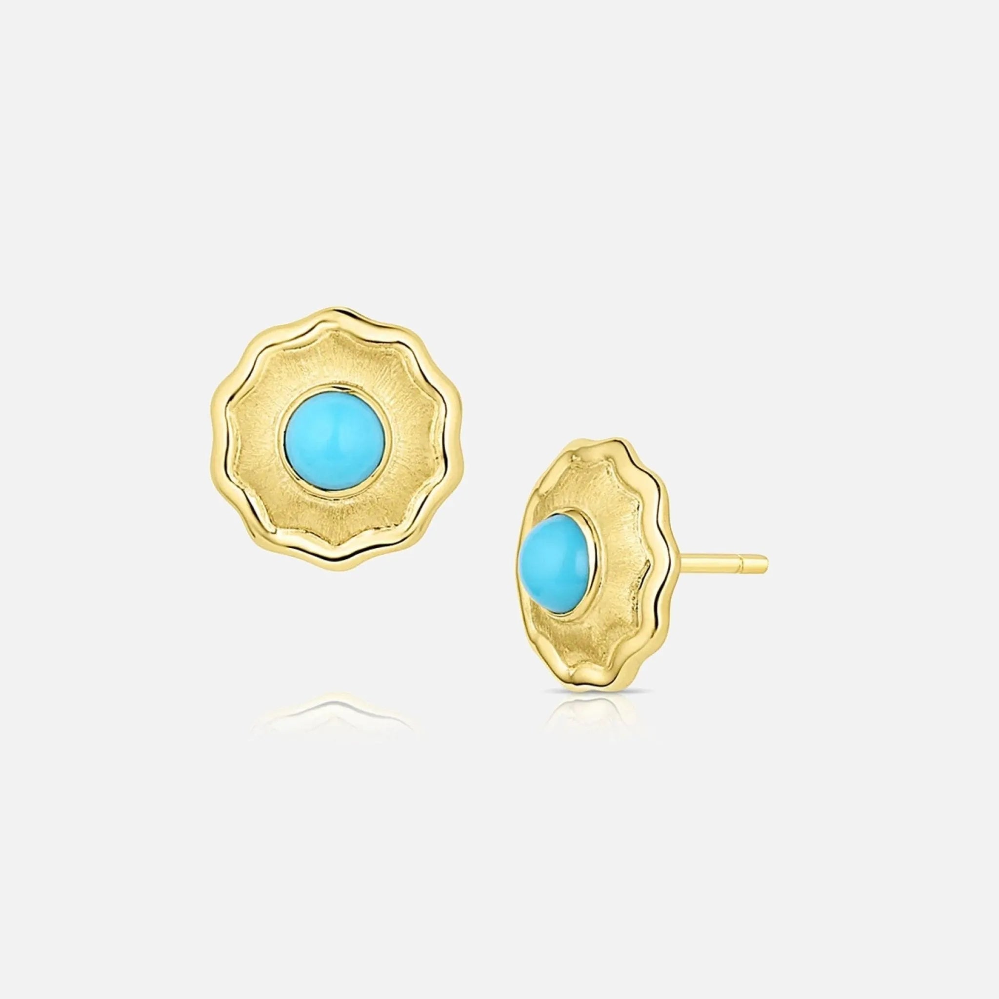 So Wavy Stud Earrings by Jennifer DeMoro Jewelry - At Present Jewelry