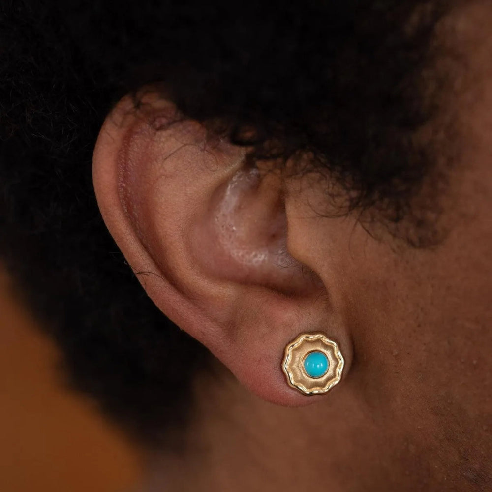 So Wavy Stud Earrings by Jennifer DeMoro Jewelry - At Present Jewelry