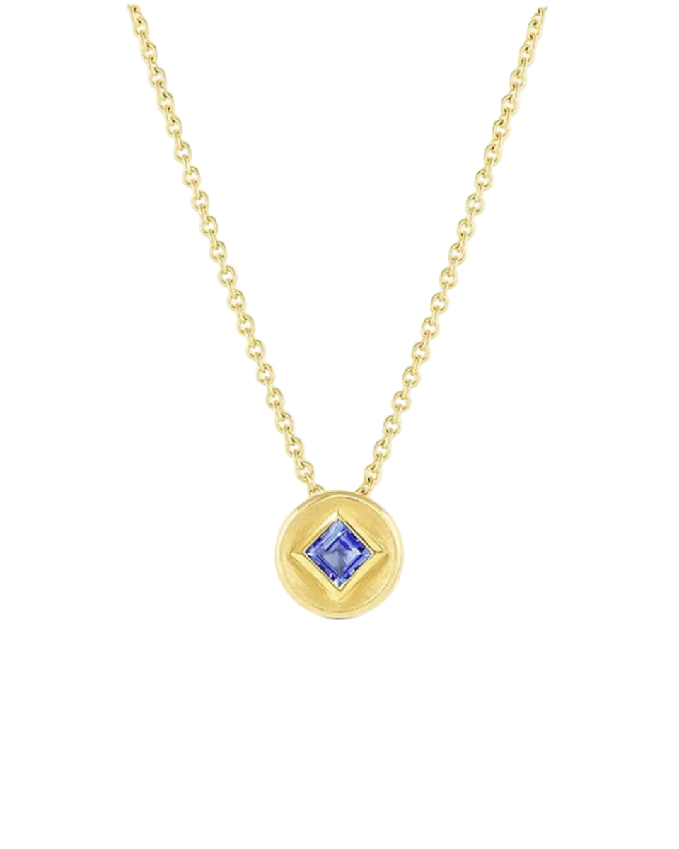 Stardust Round Necklace by Jennifer DeMoro Jewelry - At Present Jewelry