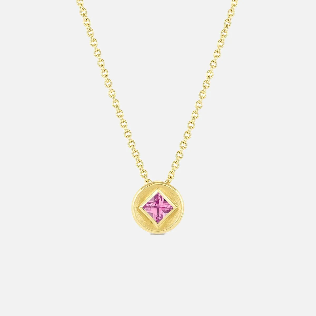 Stardust Round Necklace by Jennifer DeMoro Jewelry - At Present Jewelry