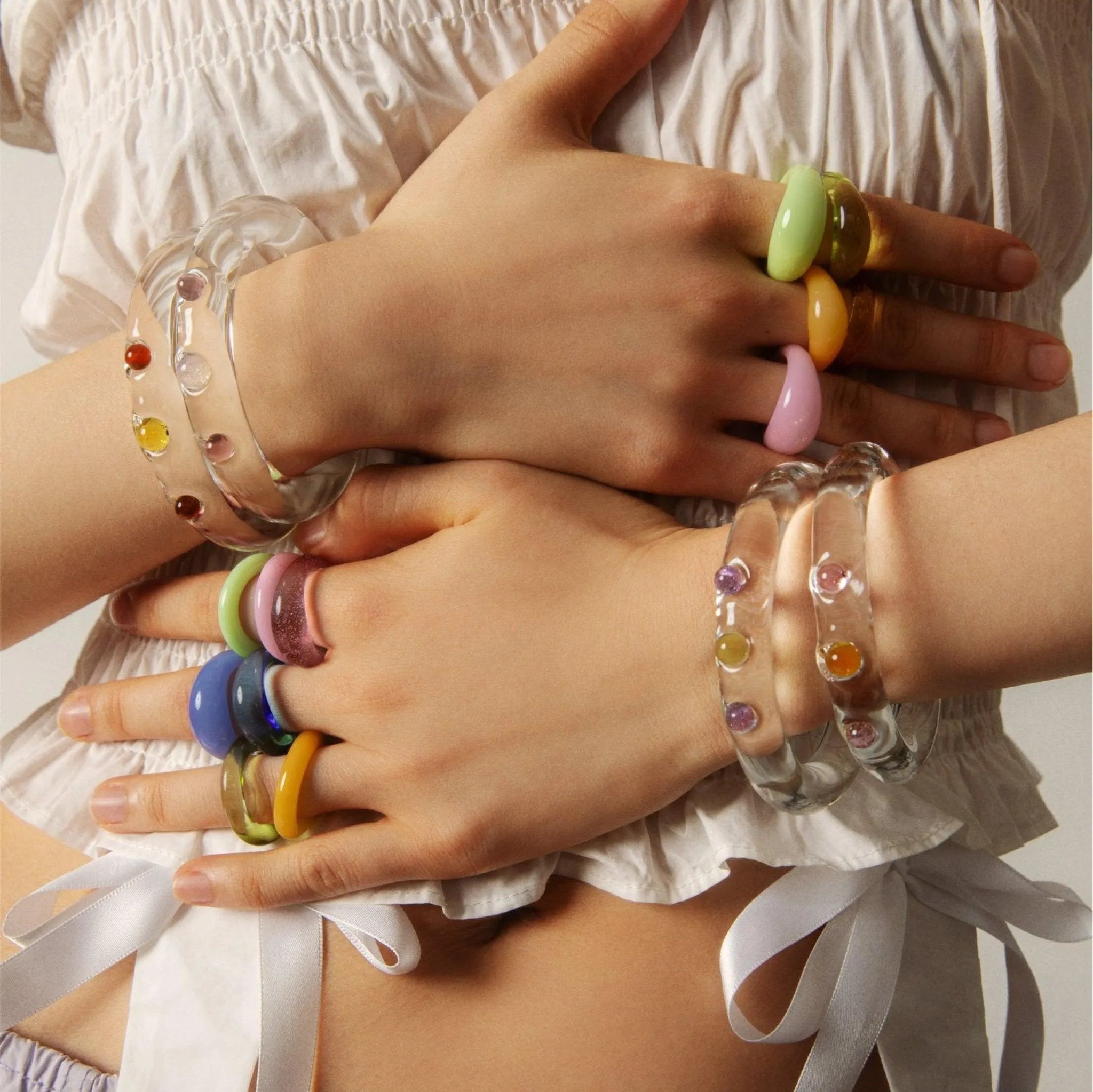 Glass Ring by KEANE - At Present Jewelry