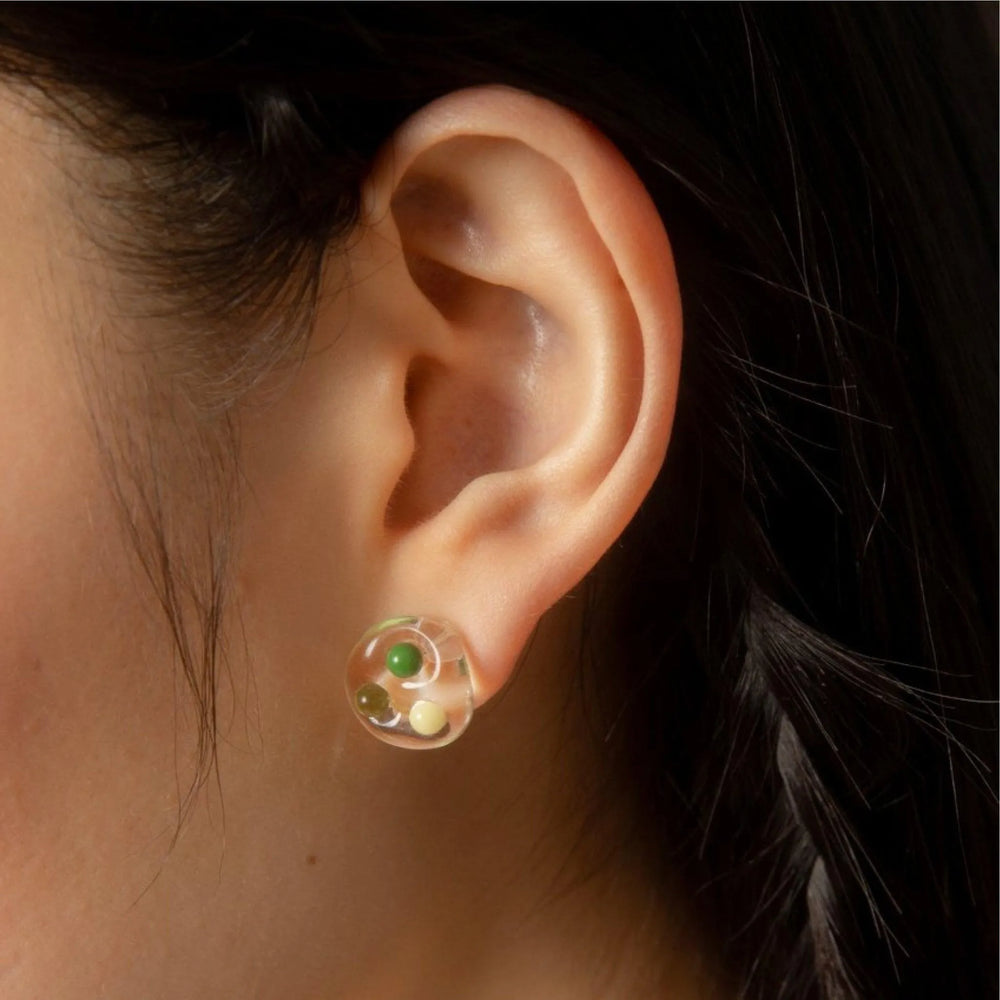 Three Sphere Earrings by KEANE - At Present Jewelry