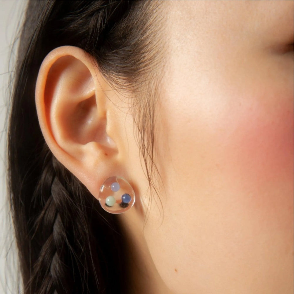 Three Sphere Earrings by KEANE - At Present Jewelry