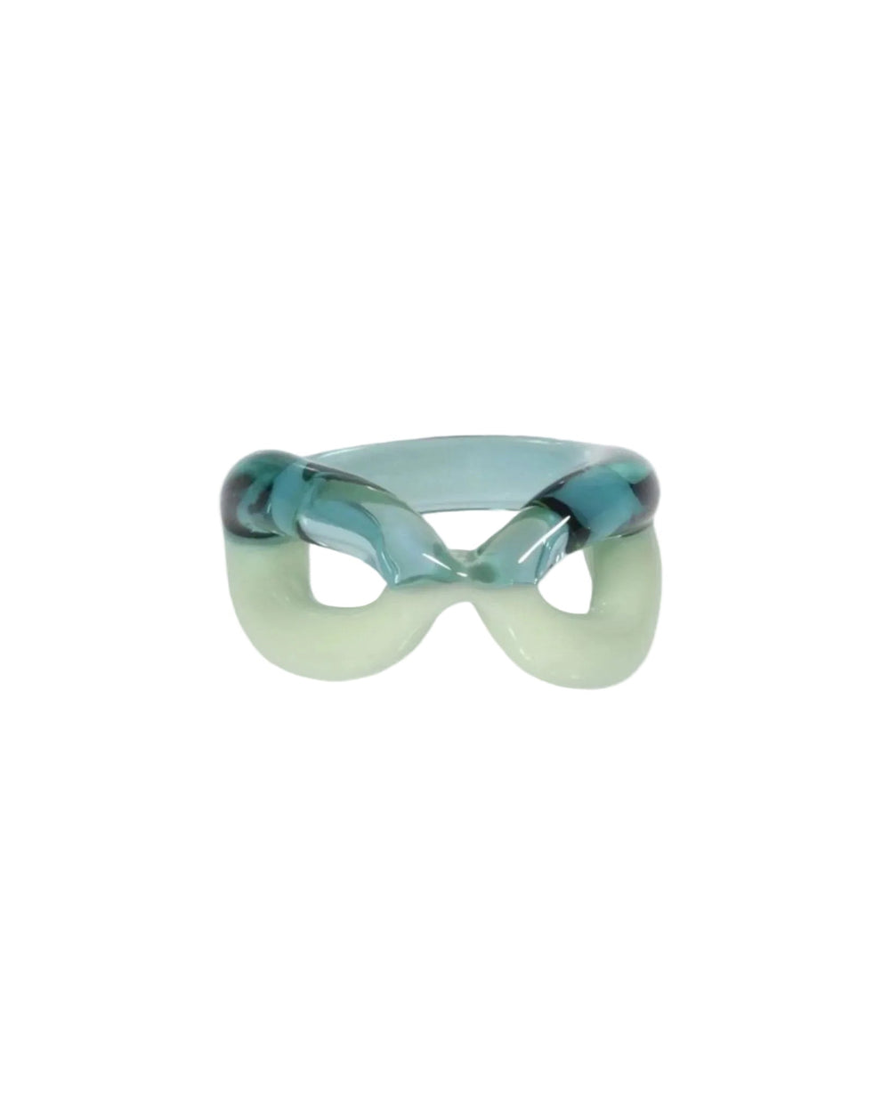 Two Tone Ribbon Ring by KEANE - At Present Jewelry