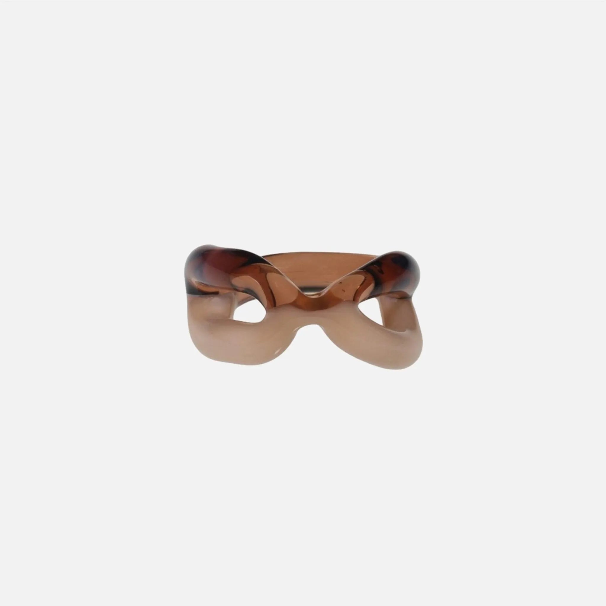 Two Tone Ribbon Ring by KEANE - At Present Jewelry