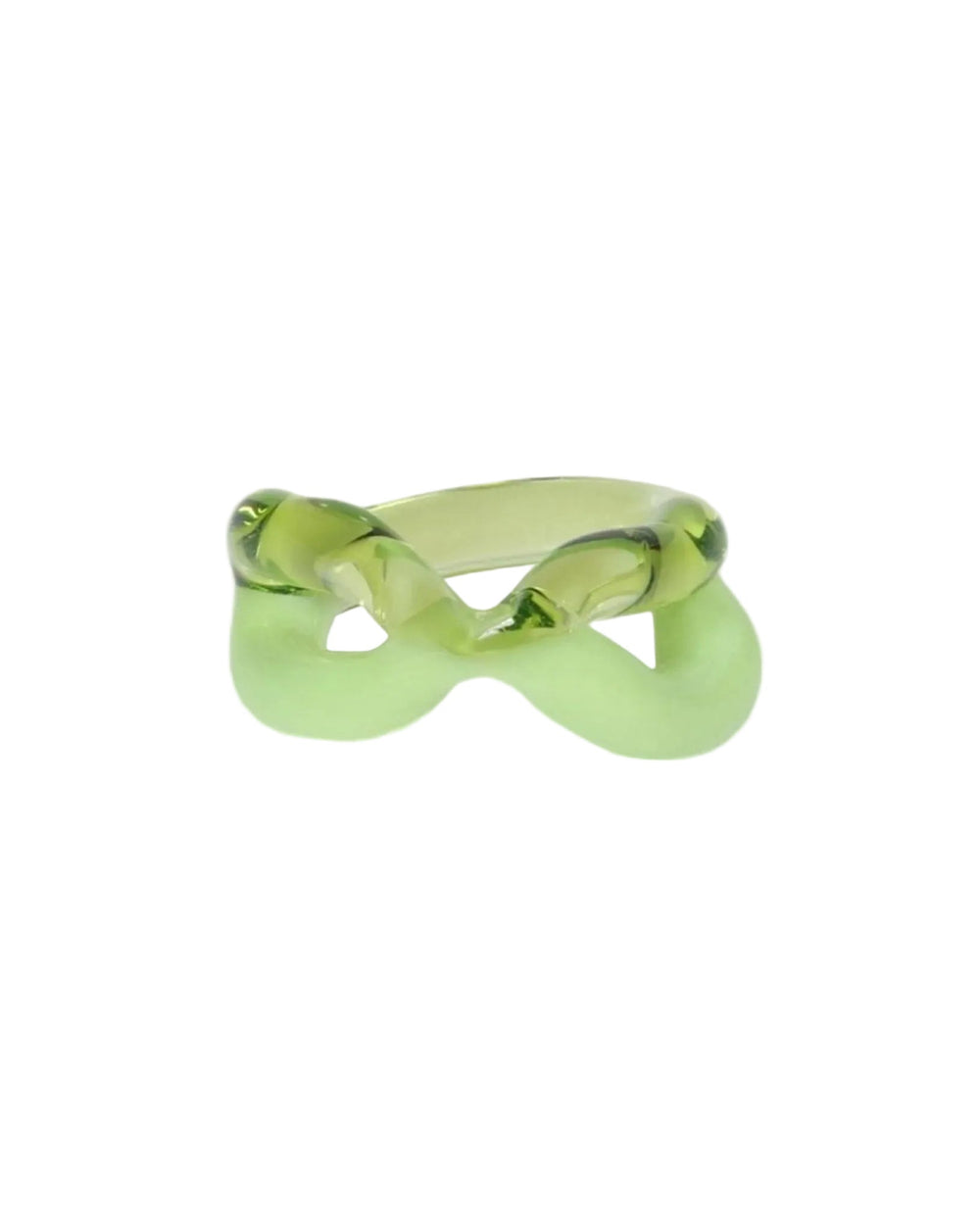 Two Tone Ribbon Ring by KEANE - At Present Jewelry