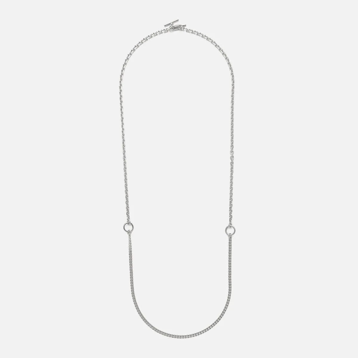 3 Way Necklace in Silver by Lady Grey - At Present Jewelry