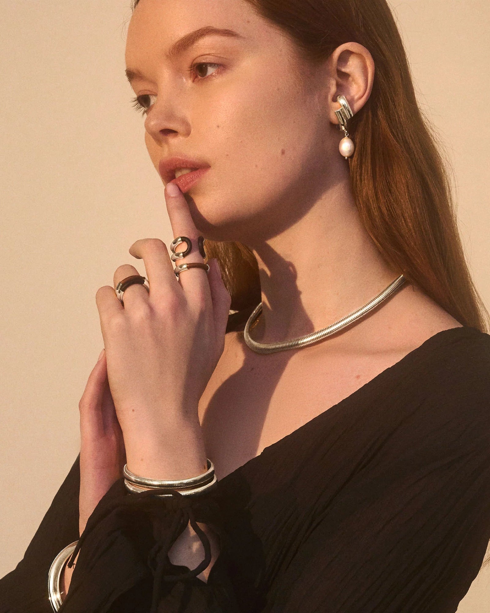 Pearl Shift Earrings by Lady Grey - At Present Jewelry