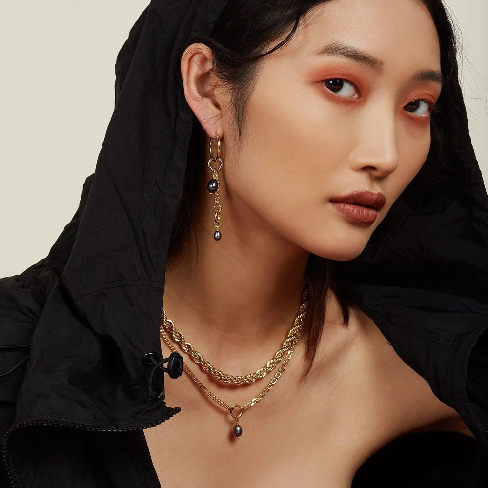 Duo Chain Necklace in Gold by Lady Grey - At Present Jewelry