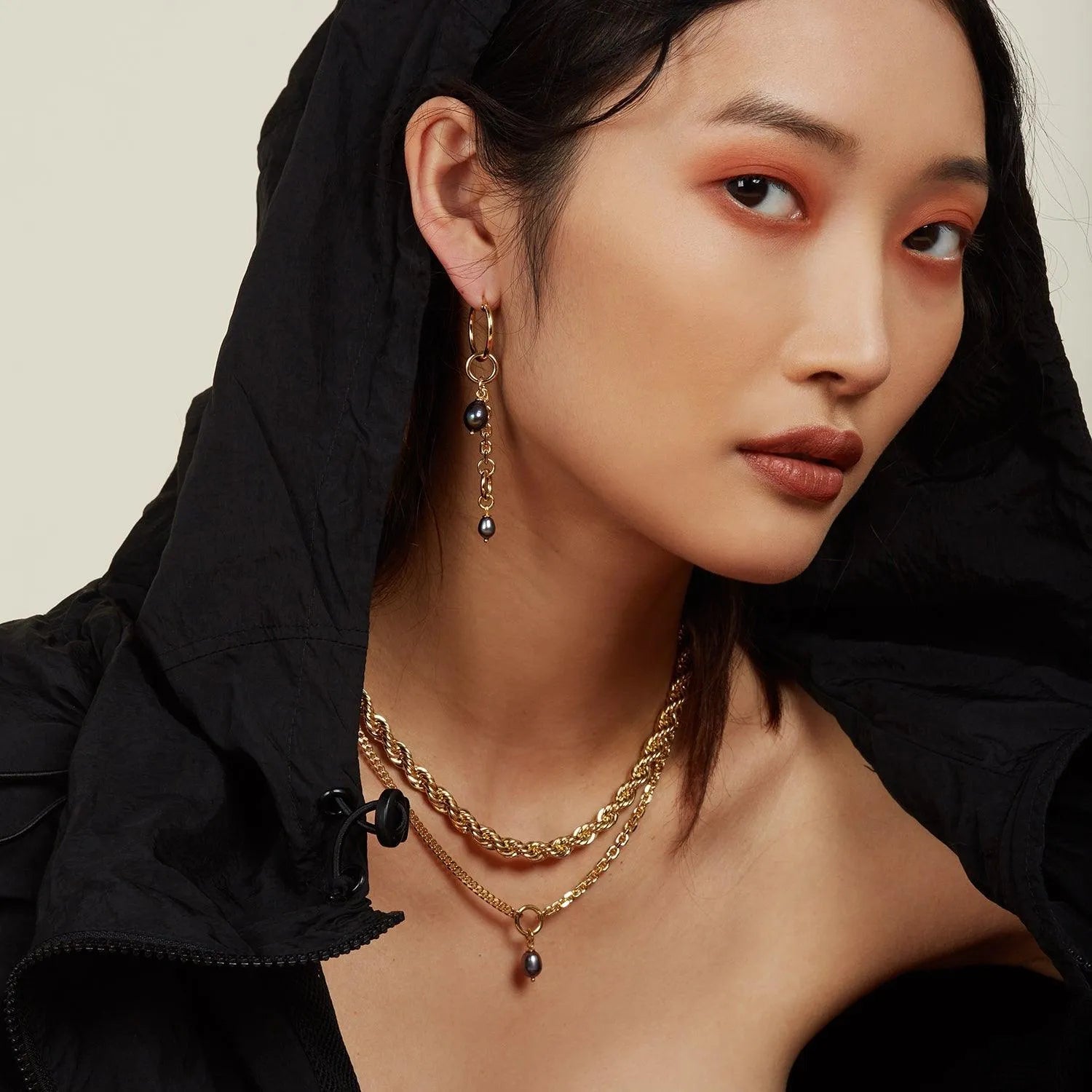 Duo Chain Necklace in Gold by Lady Grey - At Present Jewelry