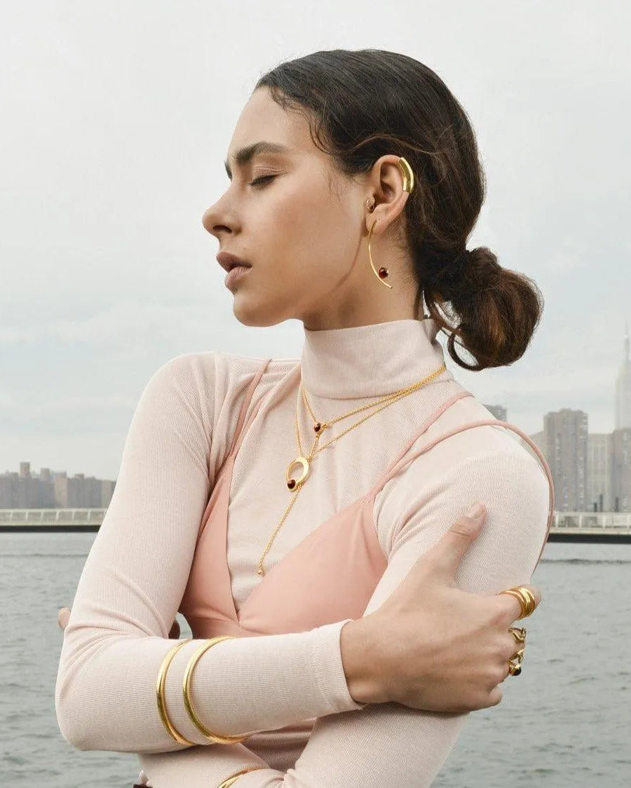 Helix Ear Cuff in Gold by Lady Grey - At Present Jewelry