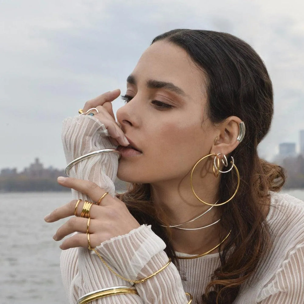 Helix Ear Cuff in Gold by Lady Grey - At Present Jewelry