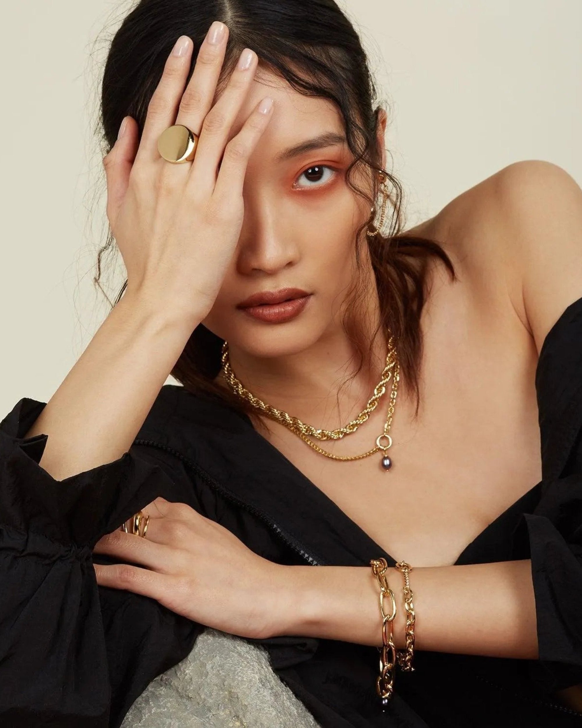 XL Rope Chain Necklace in Gold by Lady Grey - At Present Jewelry
