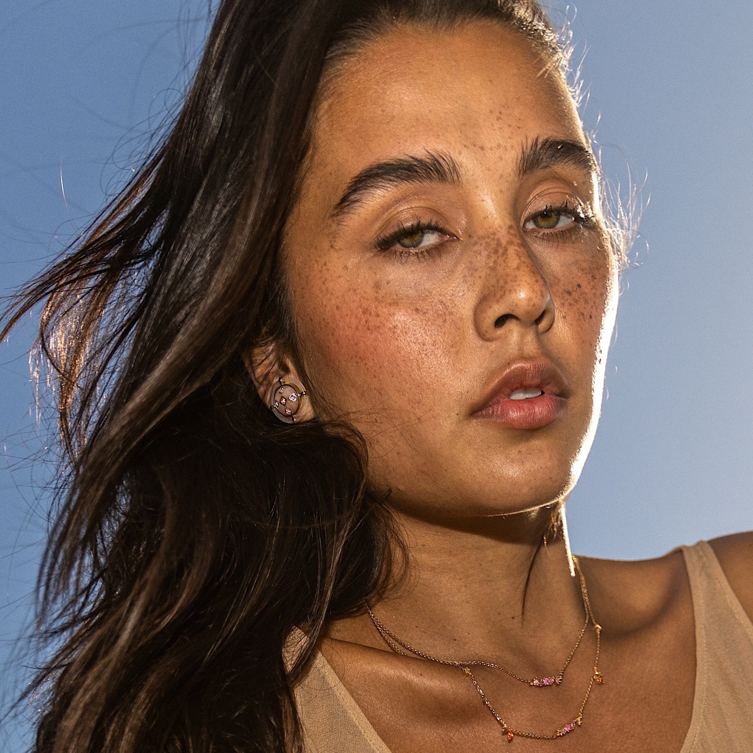 Pink Ombre Chaos Necklace by Meredith Young - At Present Jewelry