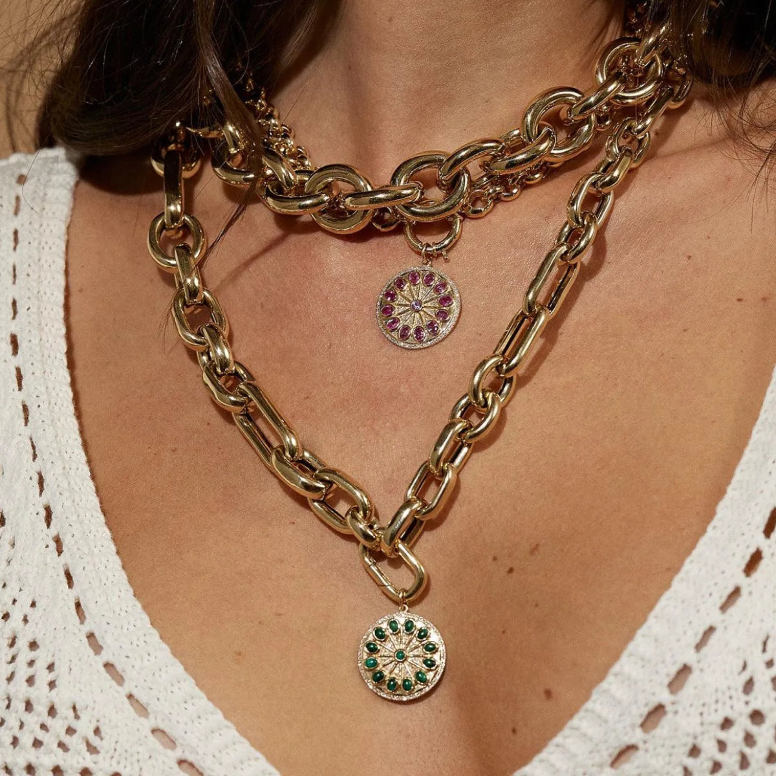 Serenity Ruby Amulet Charm by Lionheart - At Present Jewelry