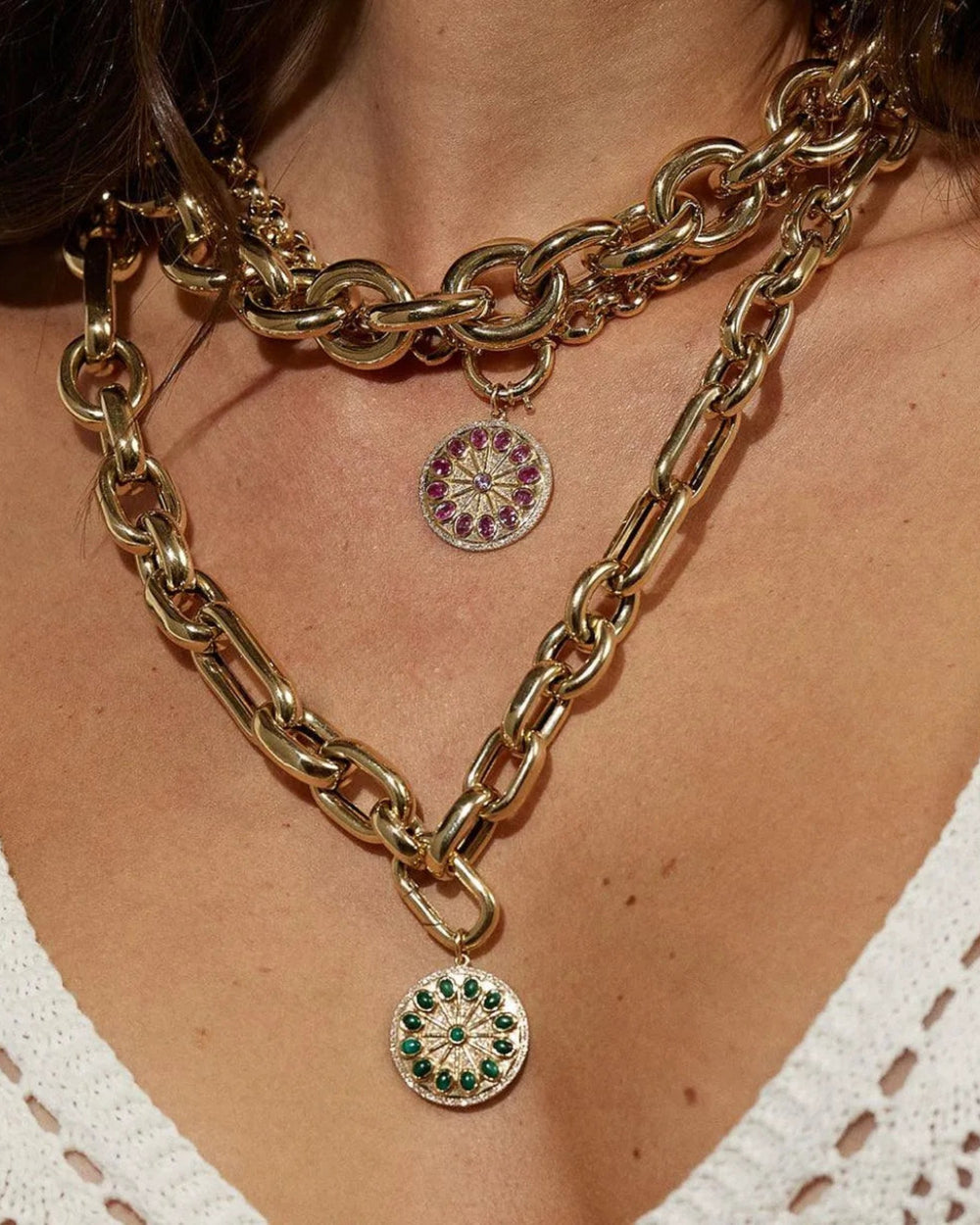 Serenity Ruby Amulet Charm by Lionheart - At Present Jewelry