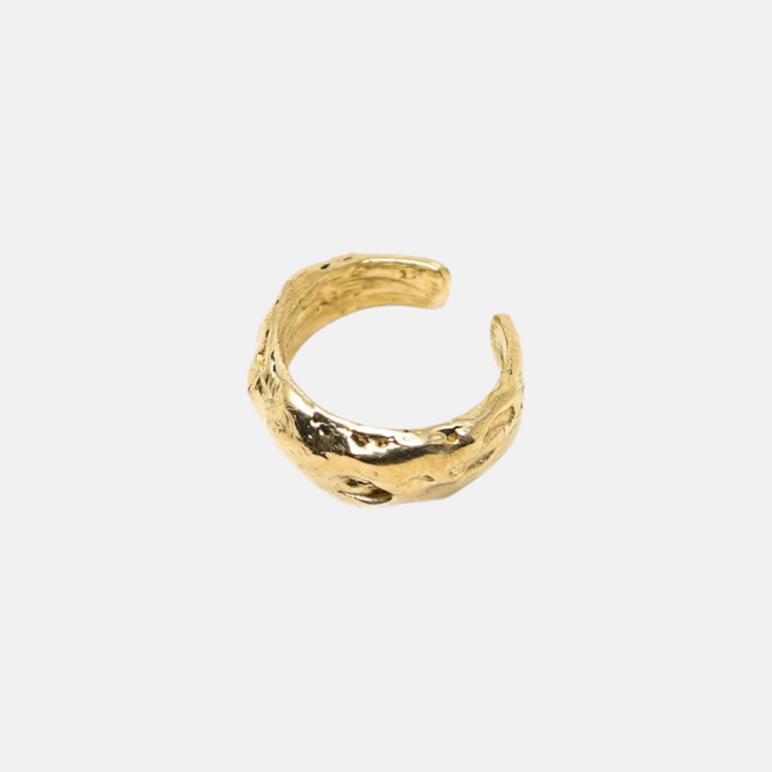 Mira Gold Ear Cuff by Mandy Reid - At Present Jewelry