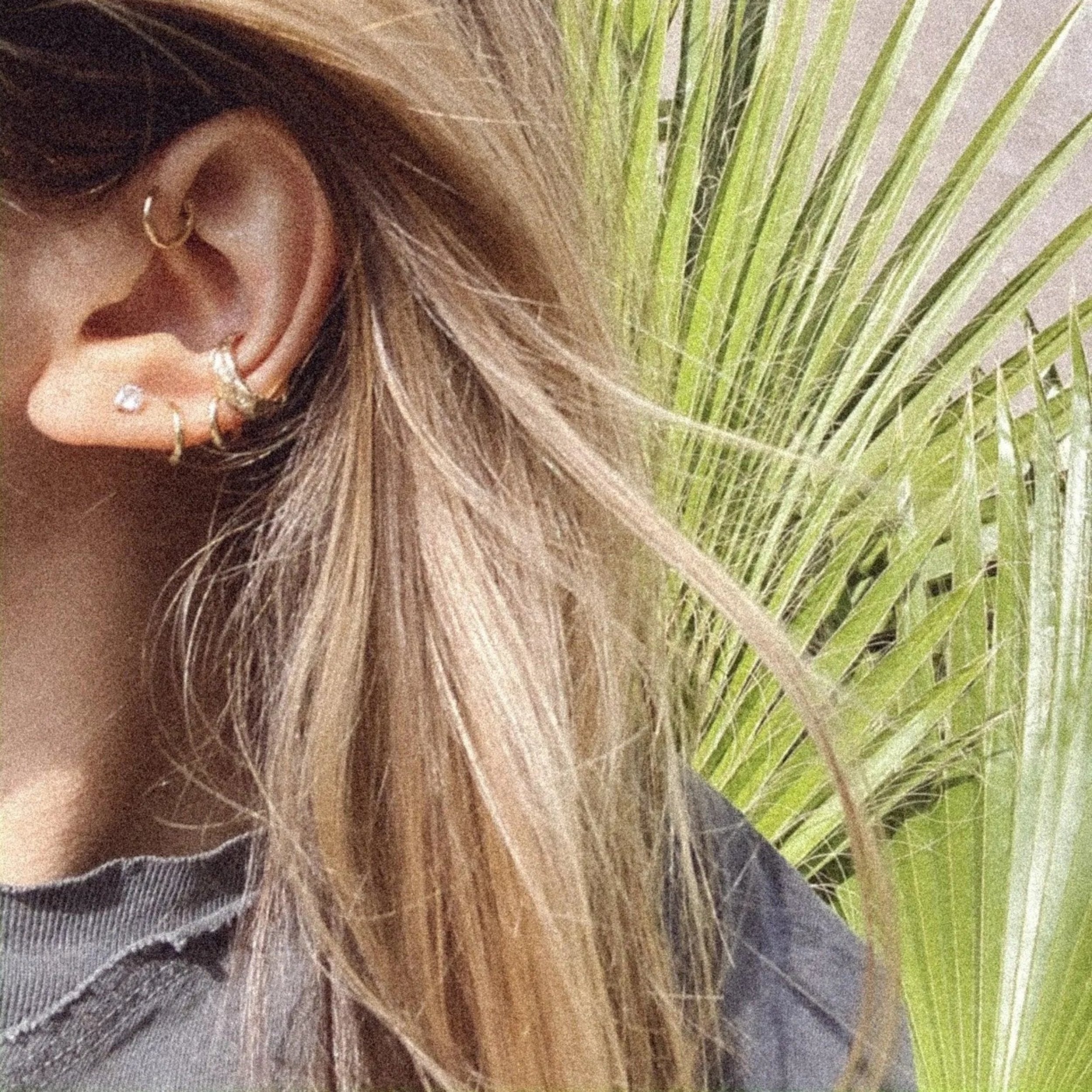 Mira Gold Ear Cuff by Mandy Reid - At Present Jewelry