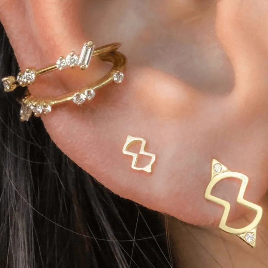 Double Ear Cuff by Meredith Young - At Present Jewelry