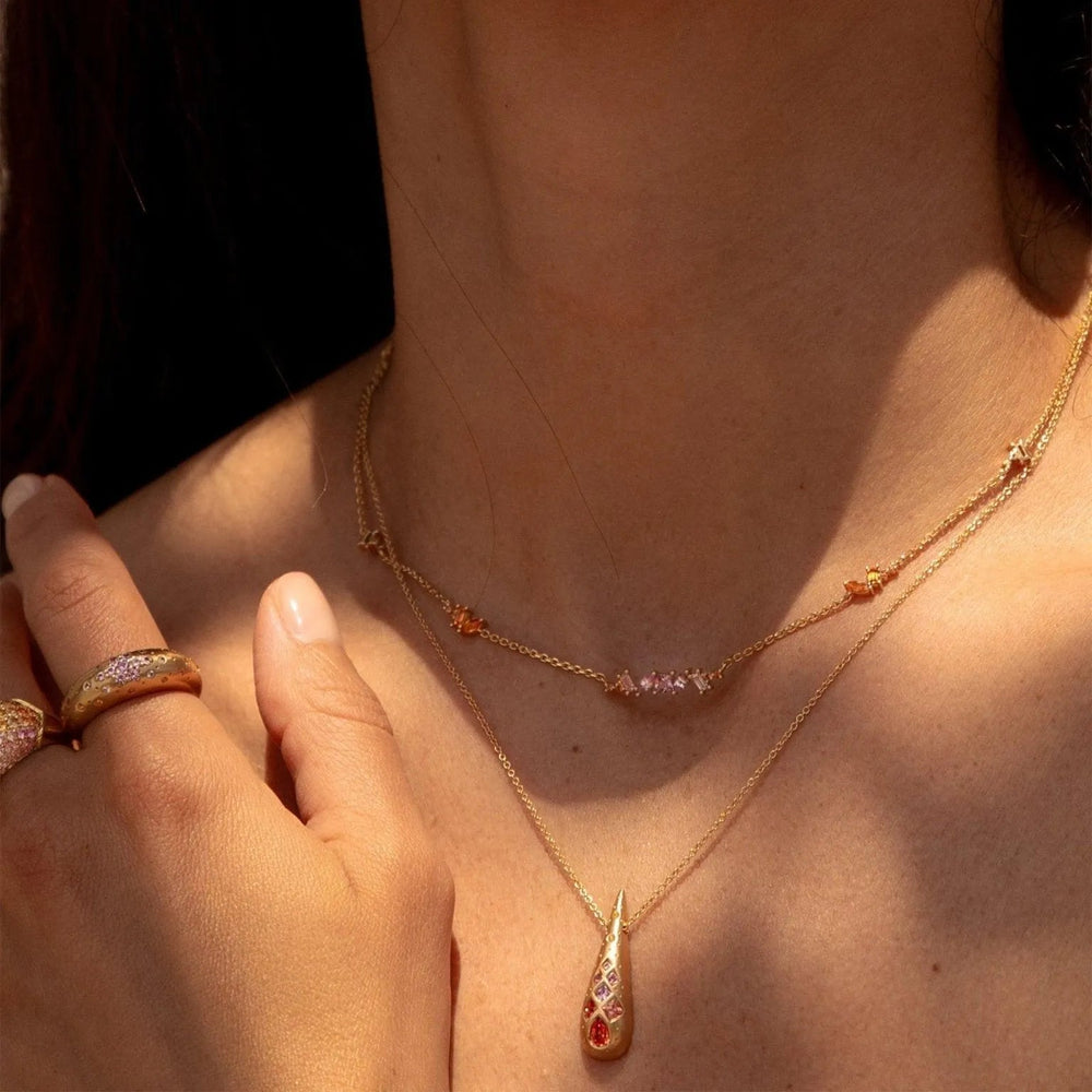 Sunset Sapphire Pinky Ring by Meredith Young - At Present Jewelry