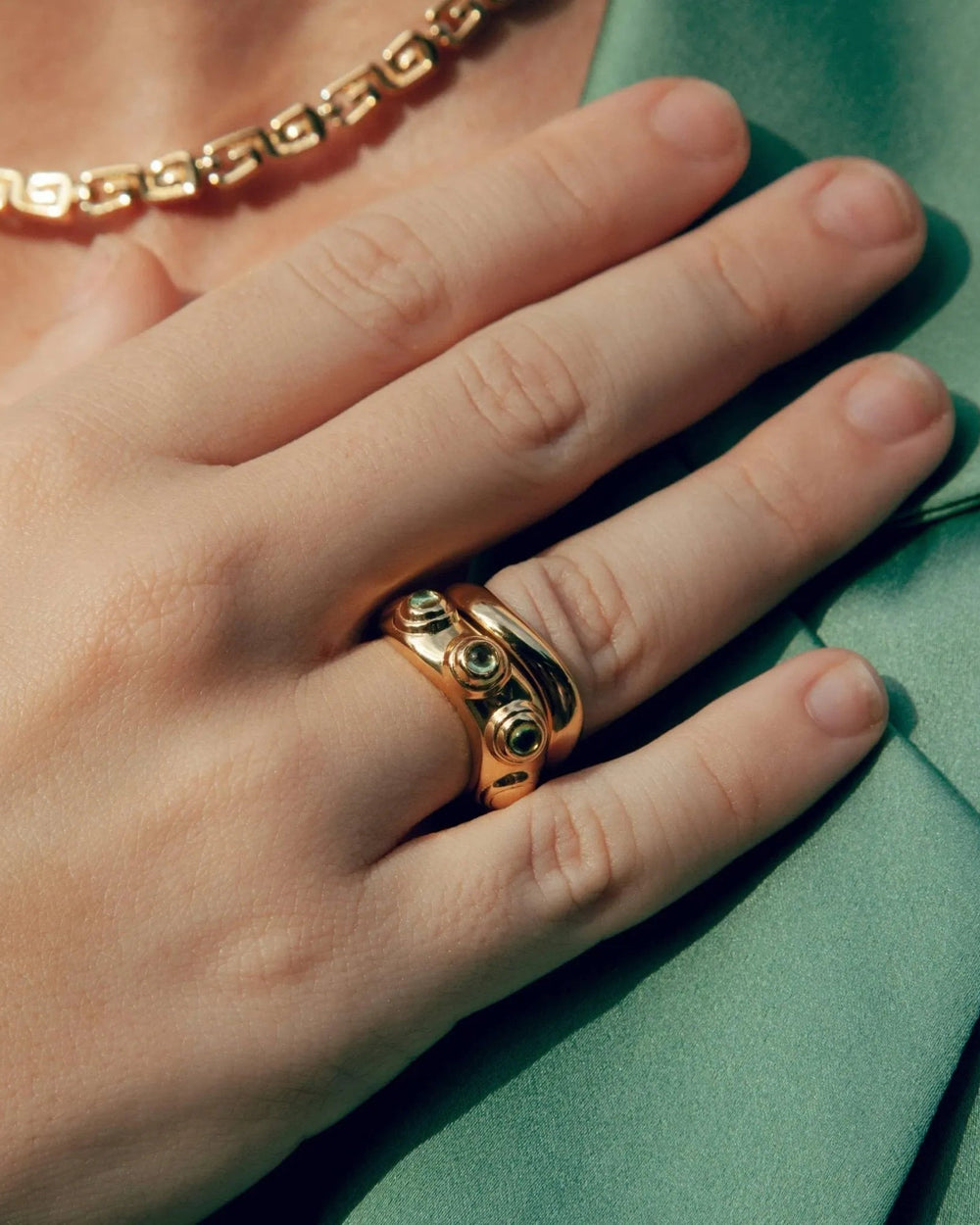 Aria Ring Set by MM Druck - At Present Jewelry