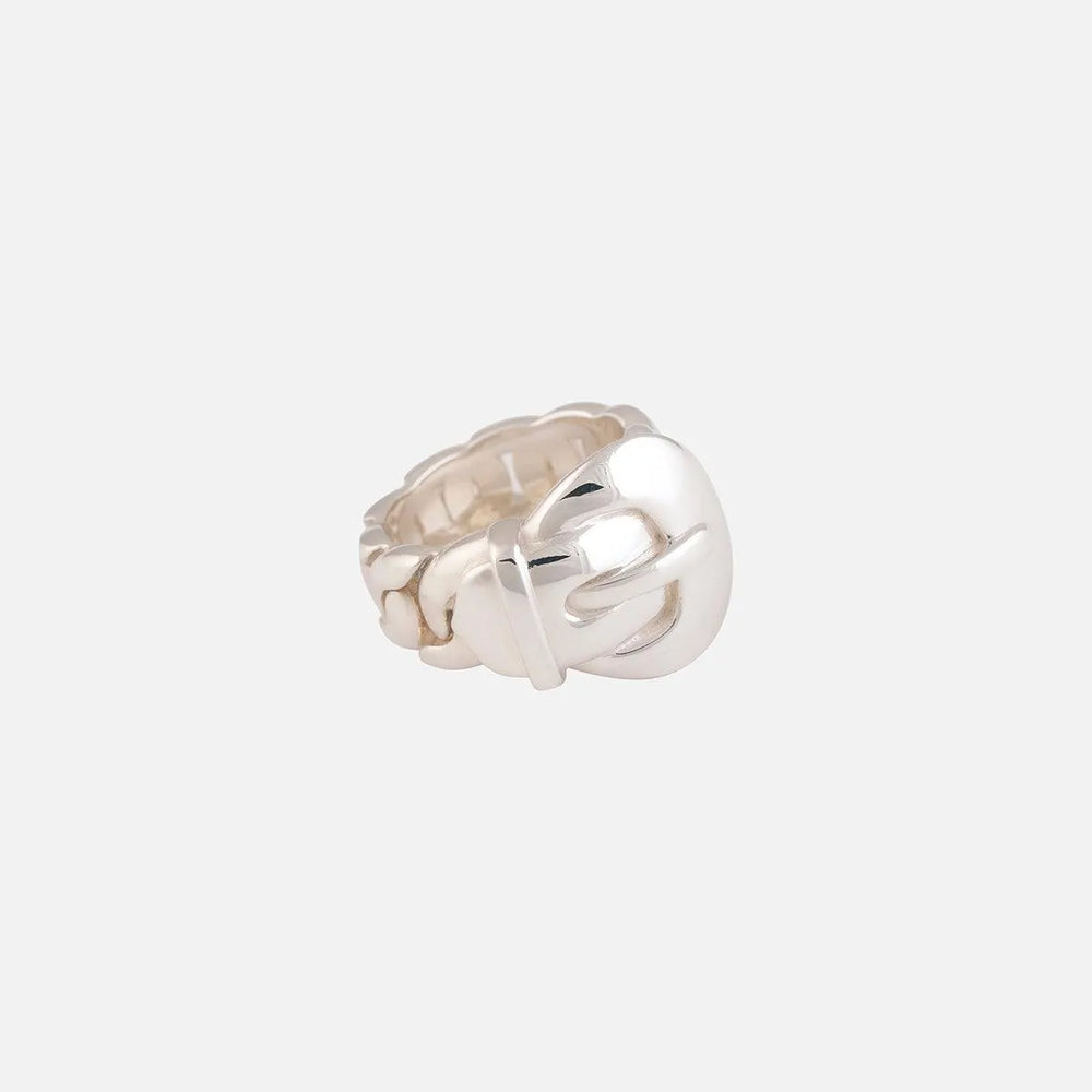 Boucle Moderne Ring by MM Druck - At Present Jewelry