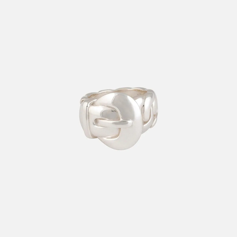 Boucle Moderne Ring by MM Druck - At Present Jewelry