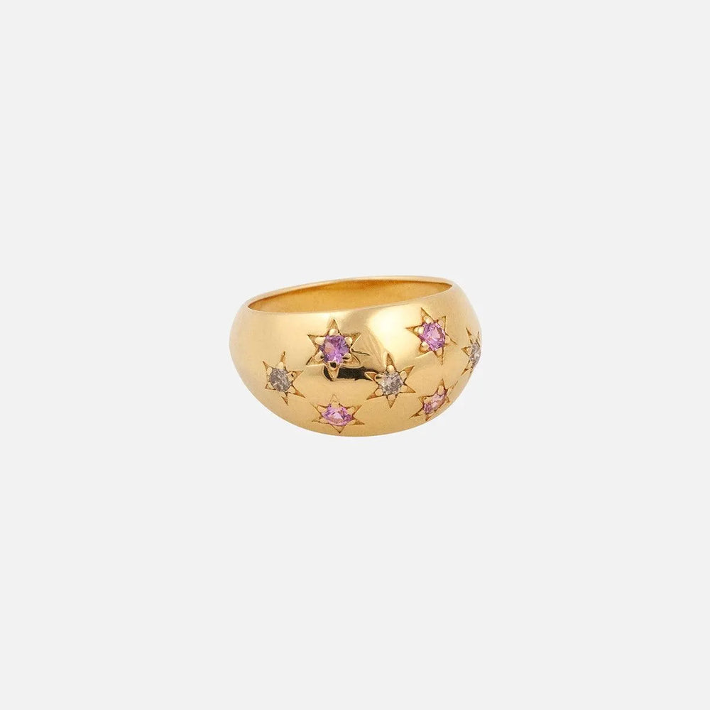 Marta Pinky Ring by MM Druck - At Present Jewelry