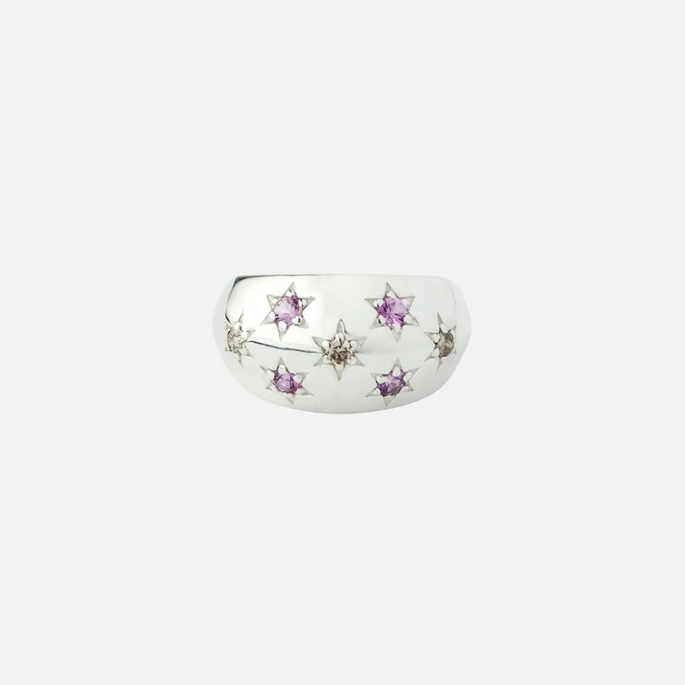Marta Pinky Ring by MM Druck - At Present Jewelry