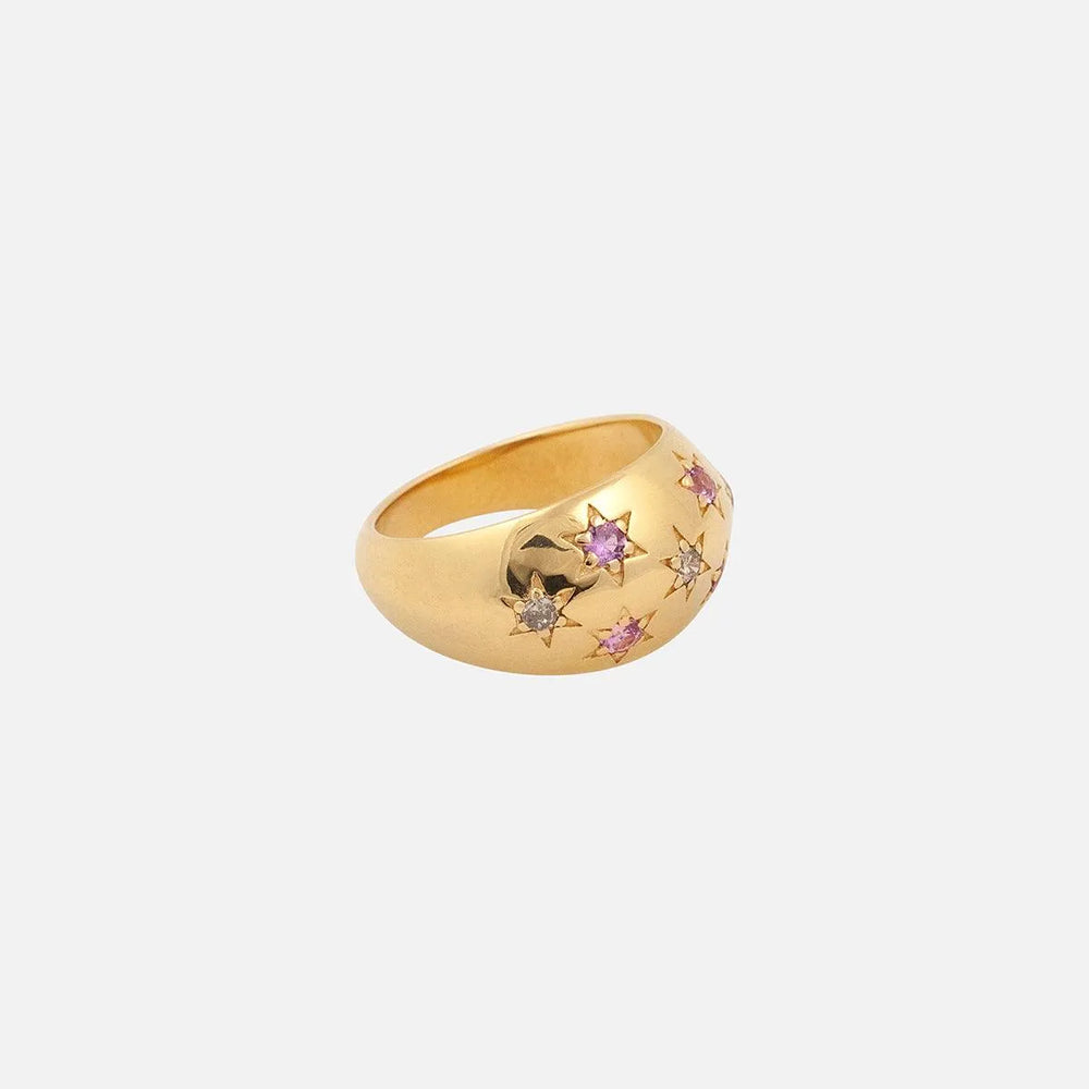 Marta Pinky Ring by MM Druck - At Present Jewelry