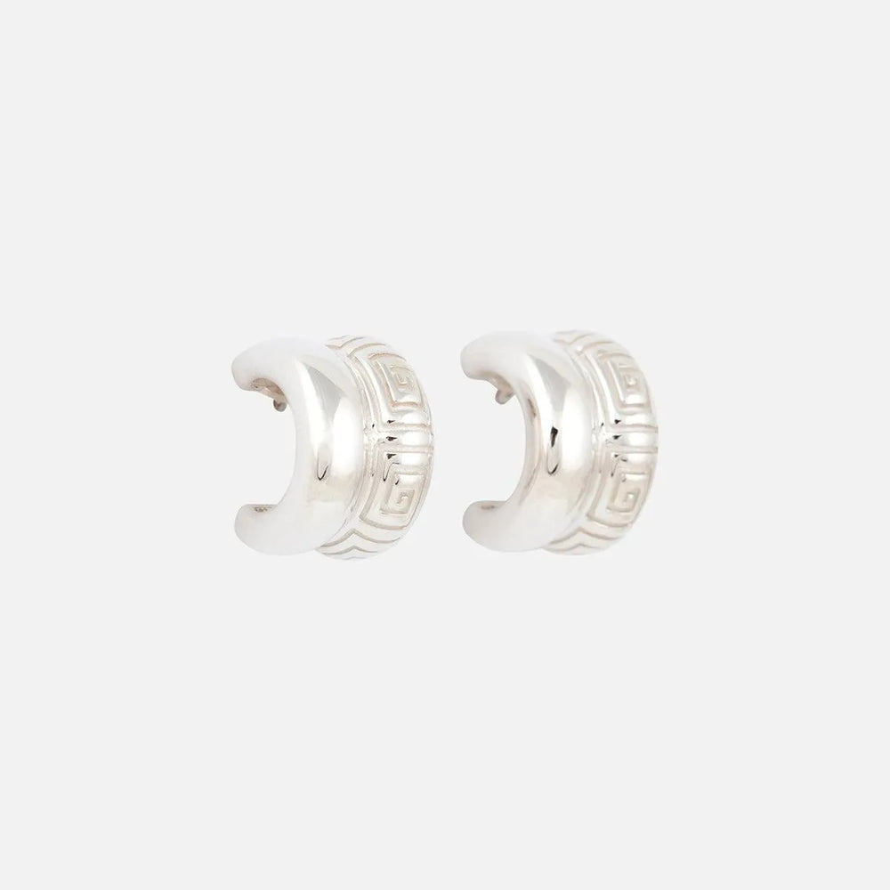 Olympia Hoop Earrings by MM Druck - At Present Jewelry