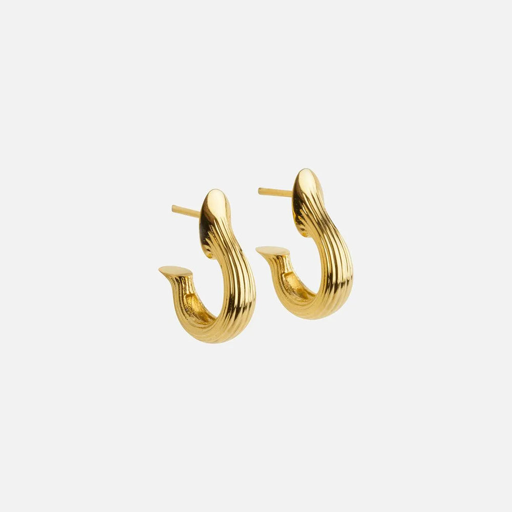 Small Teja Hoop Earrings by MM Druck - At Present Jewelry