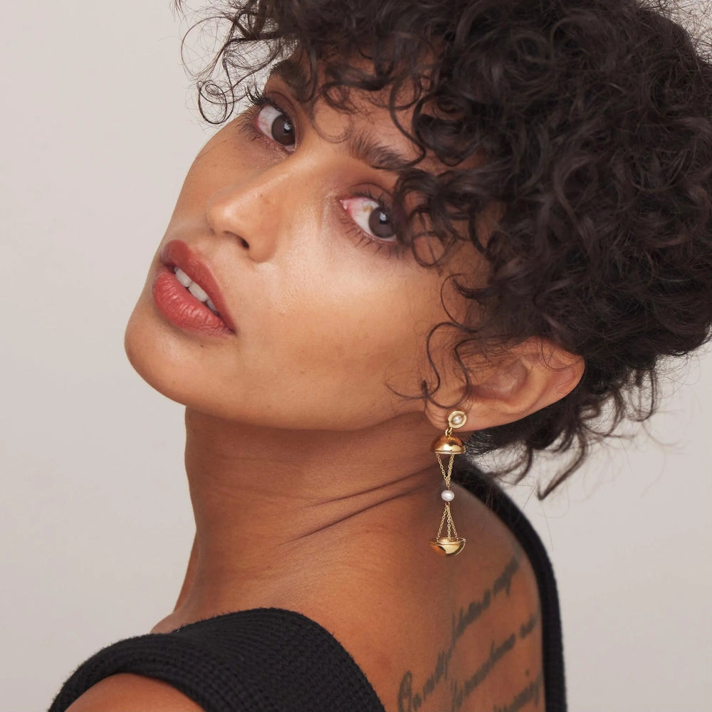 Bubble Hatch Earrings by Monbouquette - At Present Jewelry