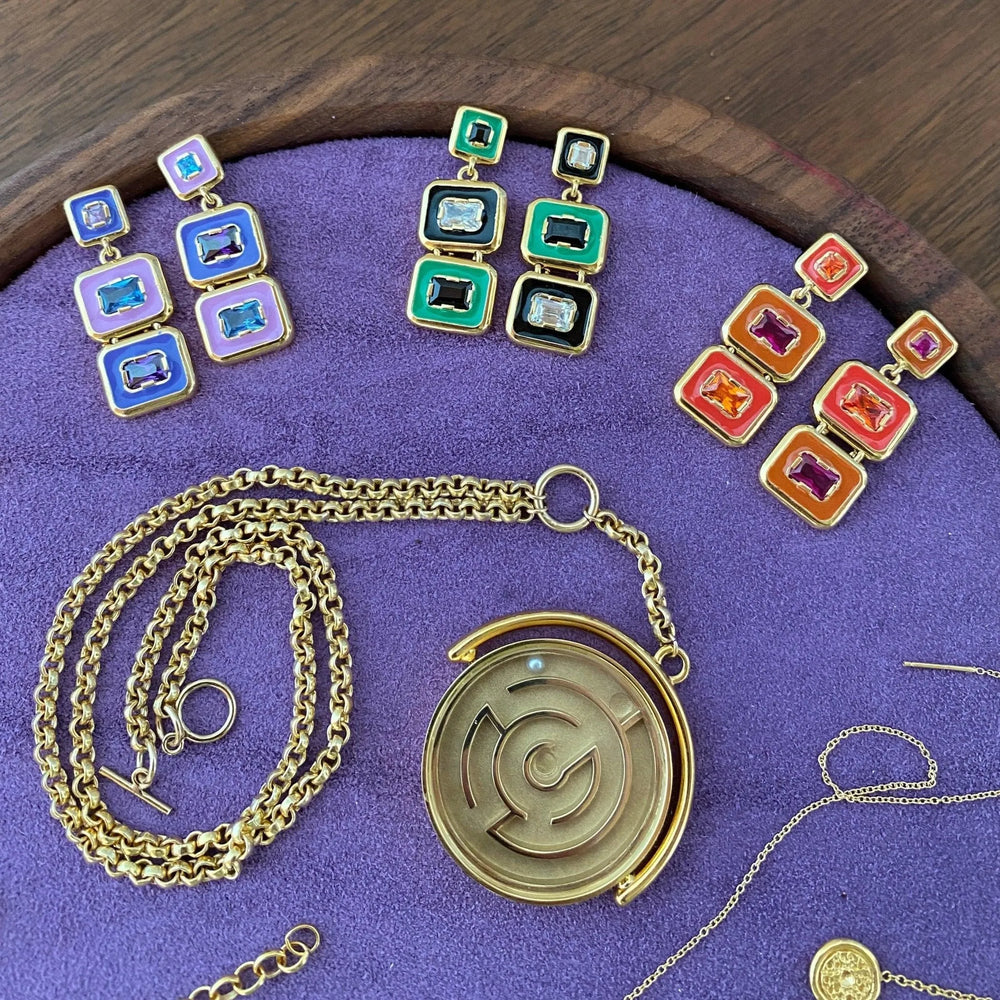 Dreamer Snapback Earrings by Monbouquette - At Present Jewelry