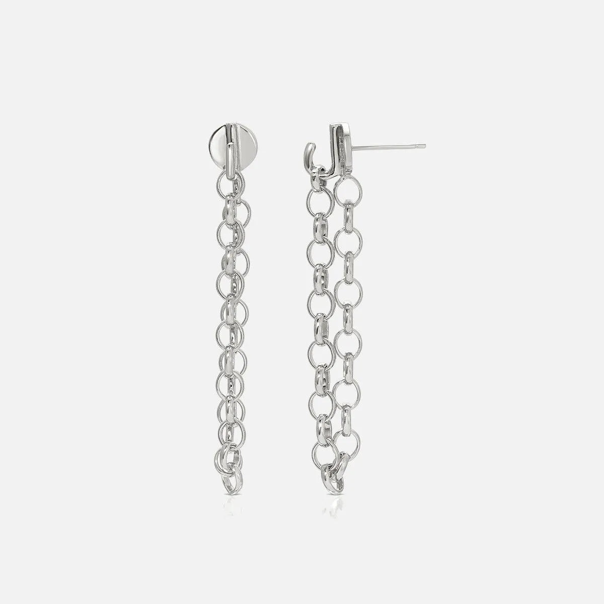 Hooked Stud Earrings by Monbouquette - At Present Jewelry