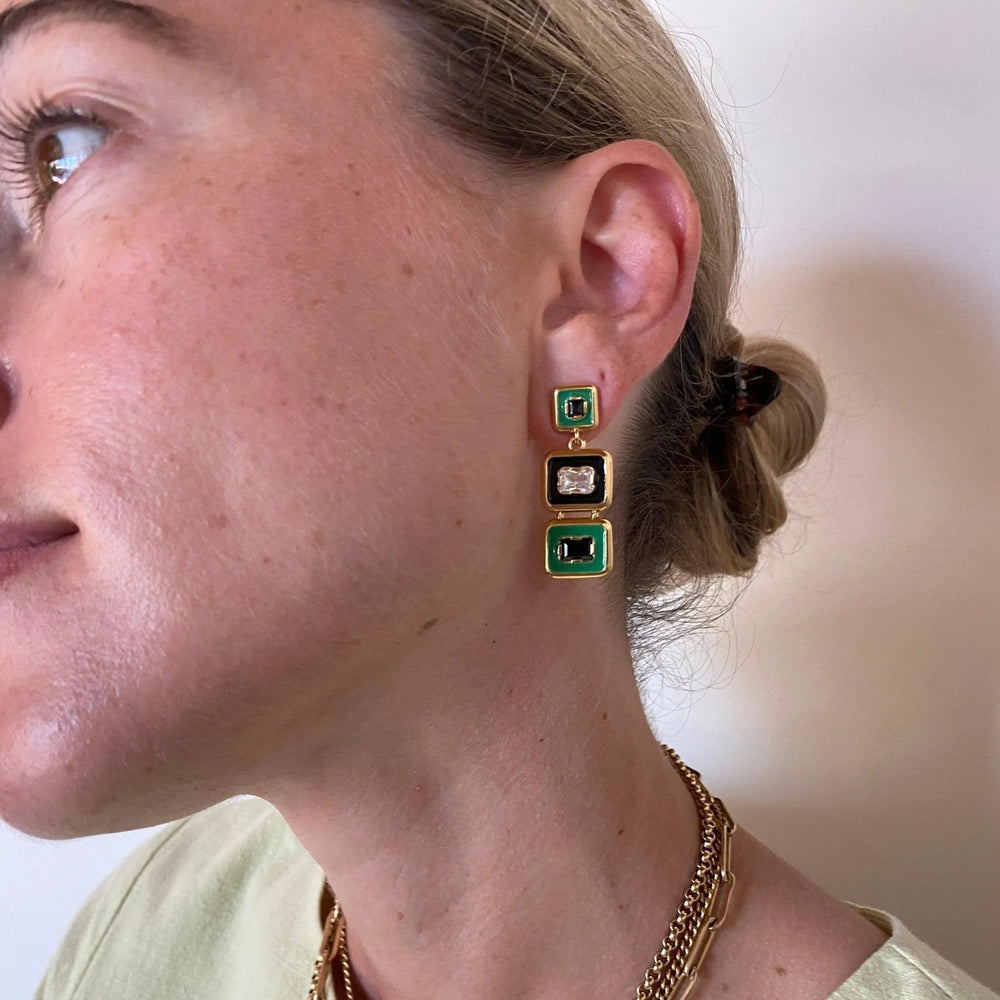 Lucky Snapback Earrings by Monbouquette - At Present Jewelry