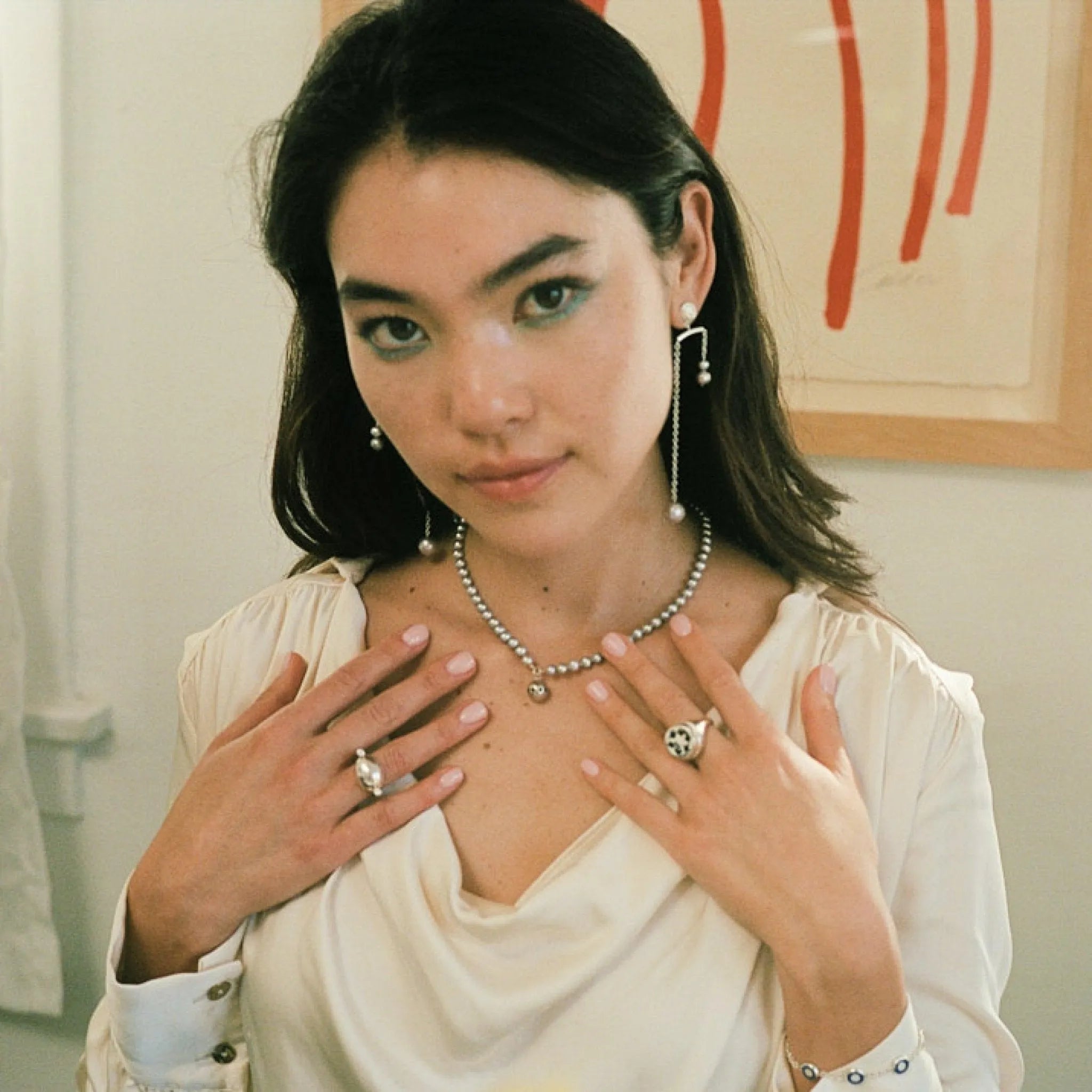 Nuni Noir Necklace by Monbouquette - At Present Jewelry