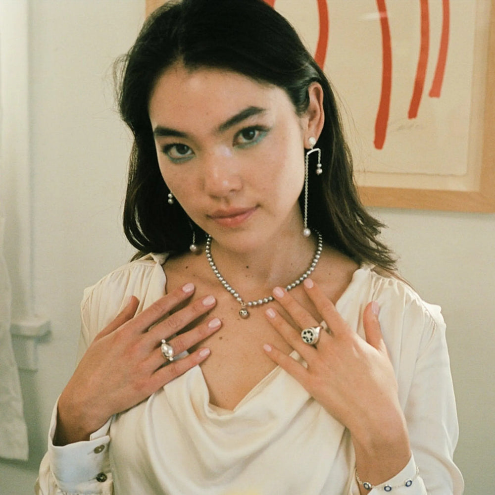 Nuni Noir Necklace by Monbouquette - At Present Jewelry