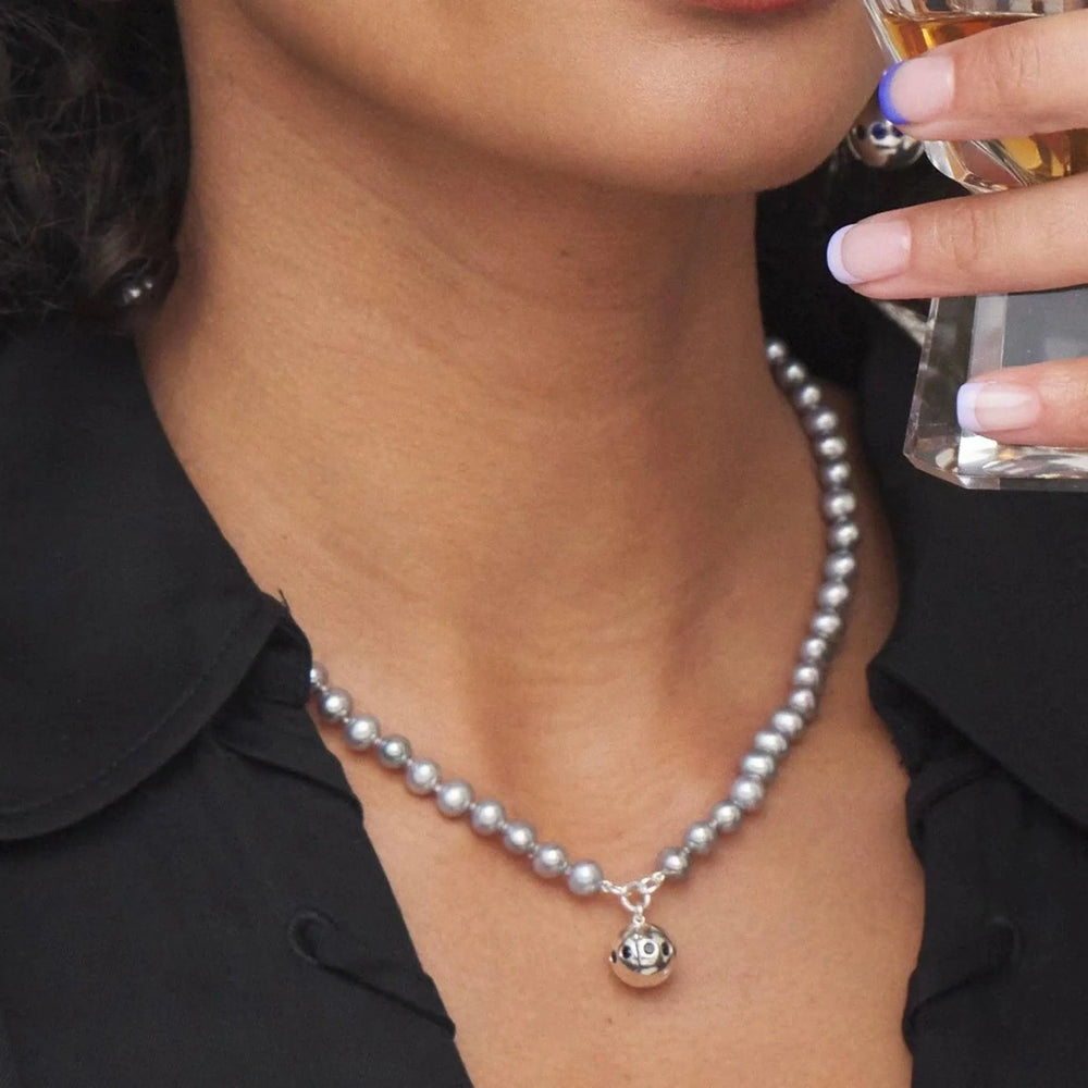 Nuni Noir Necklace by Monbouquette - At Present Jewelry